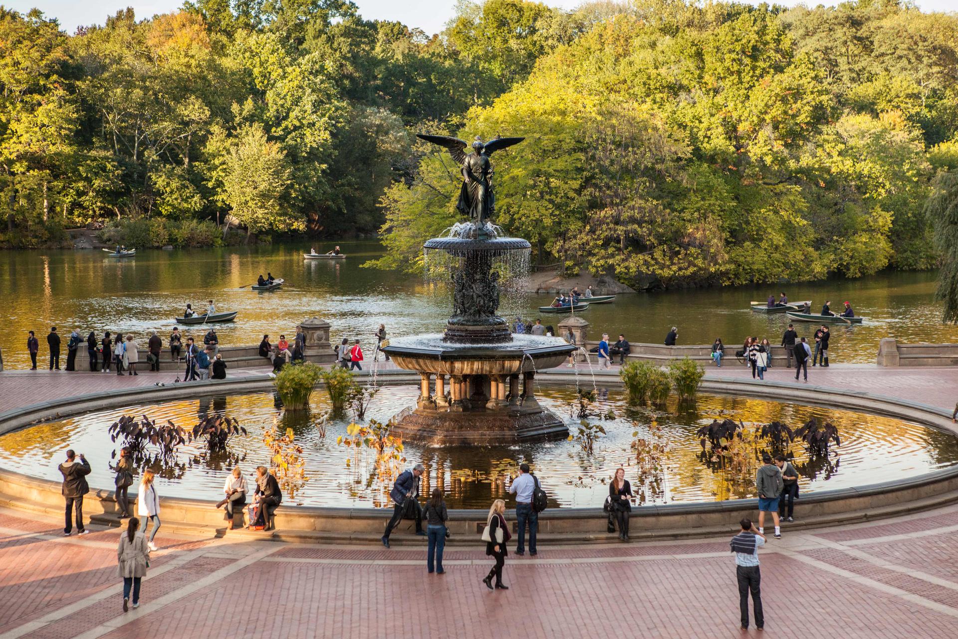 Bethesda Fountain in Central Park, Manhattan